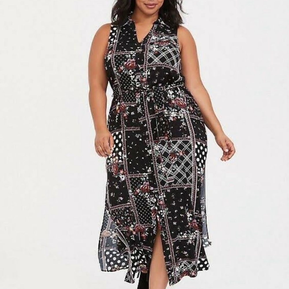 Button front dress